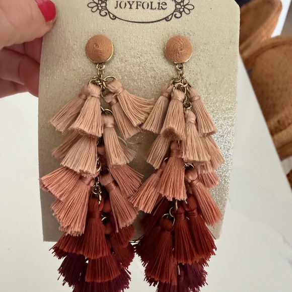 Brand New Joyfolie Women's Multi-Tassel Earrings - Picture 4 of 5